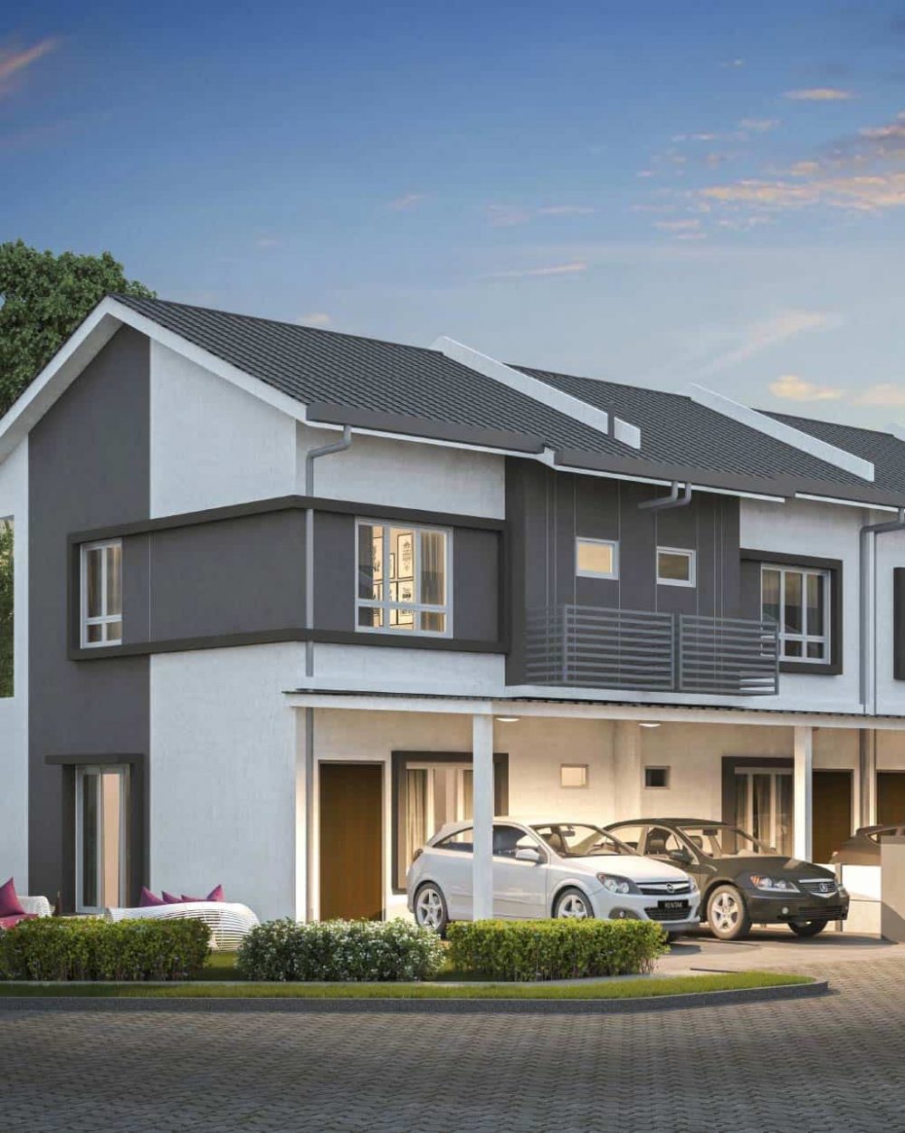 Double Storey Terrace House