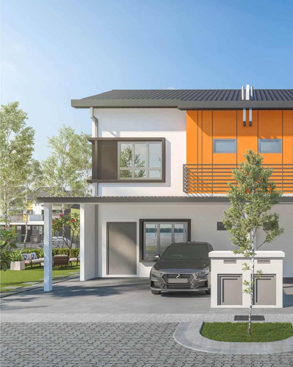 Rumah Teres Dua Tingkat