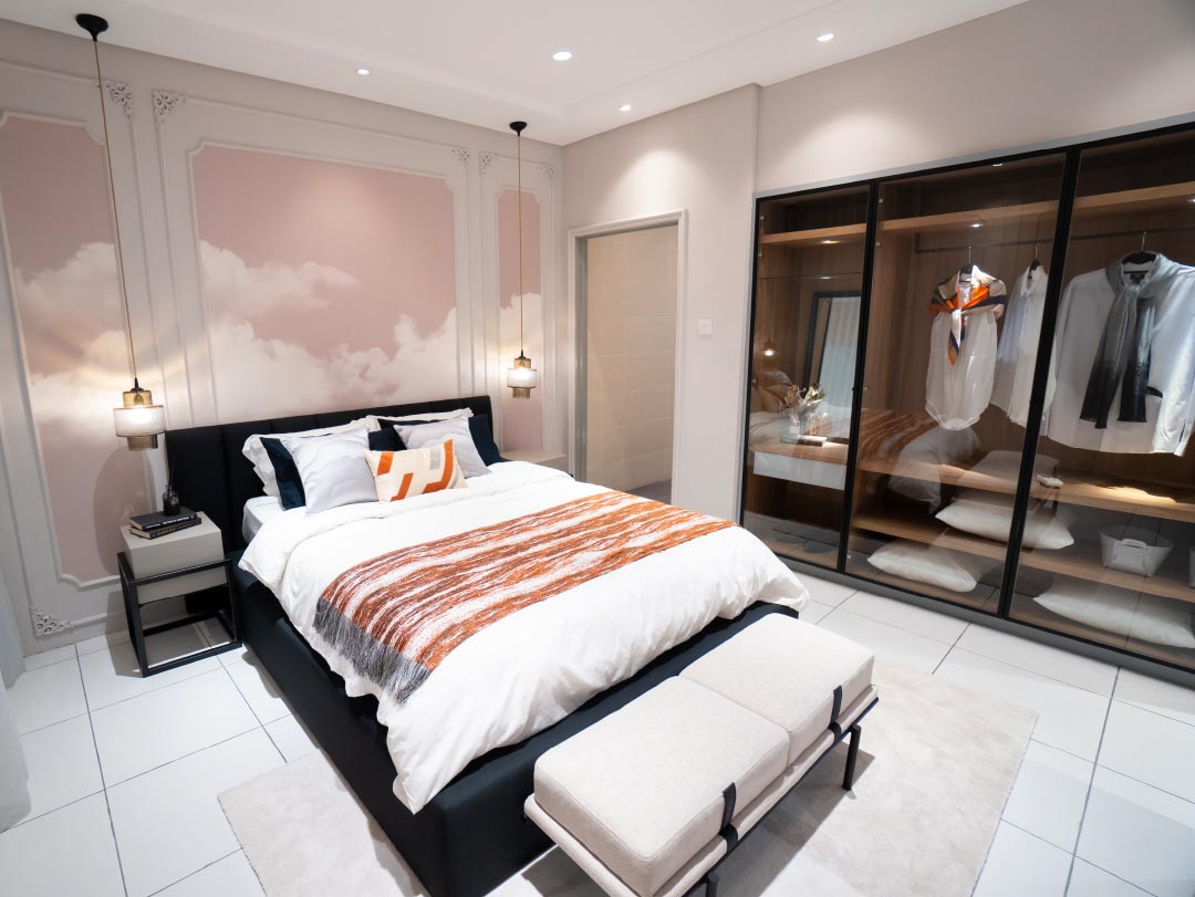 Master Bedroom Ritma Perdana Townhouse Lower Floor