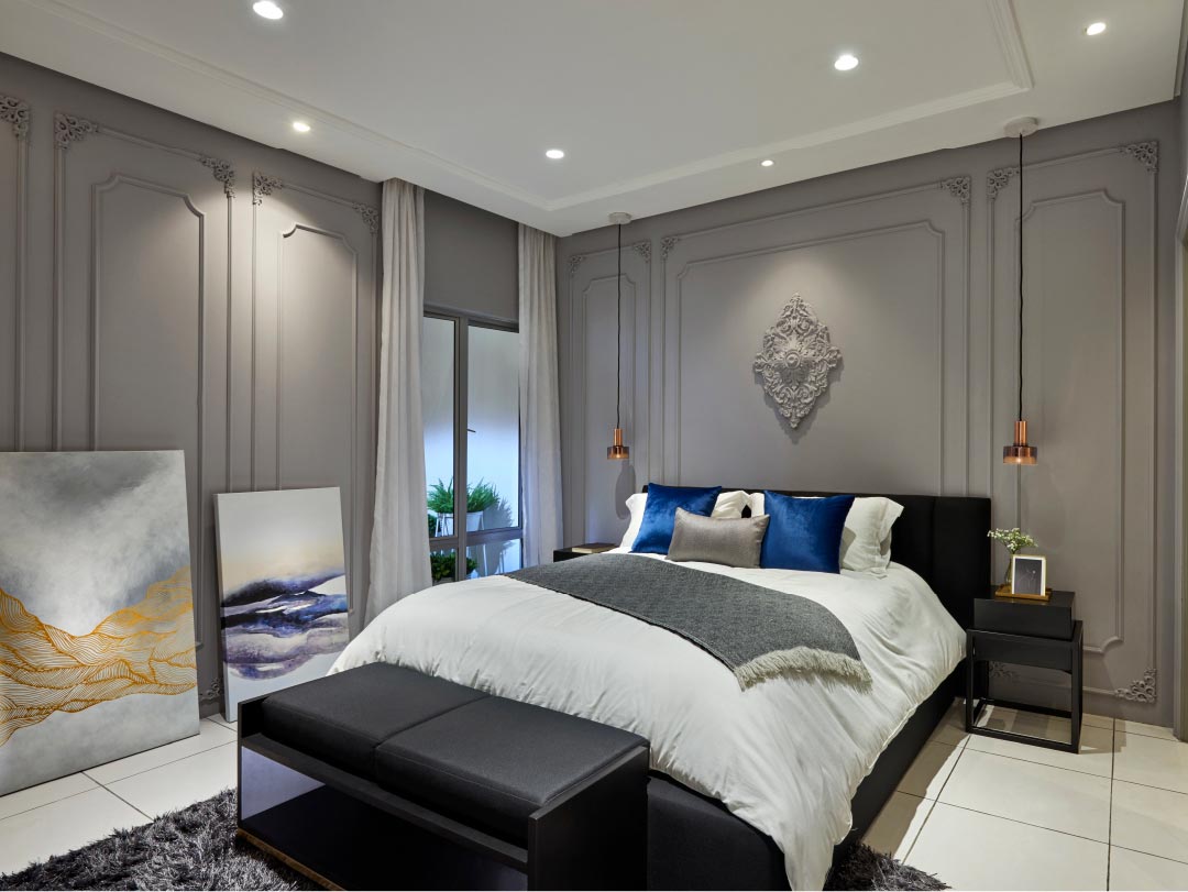 Master Bedroom Simfoni Perdana Townhouse Lower Floor
