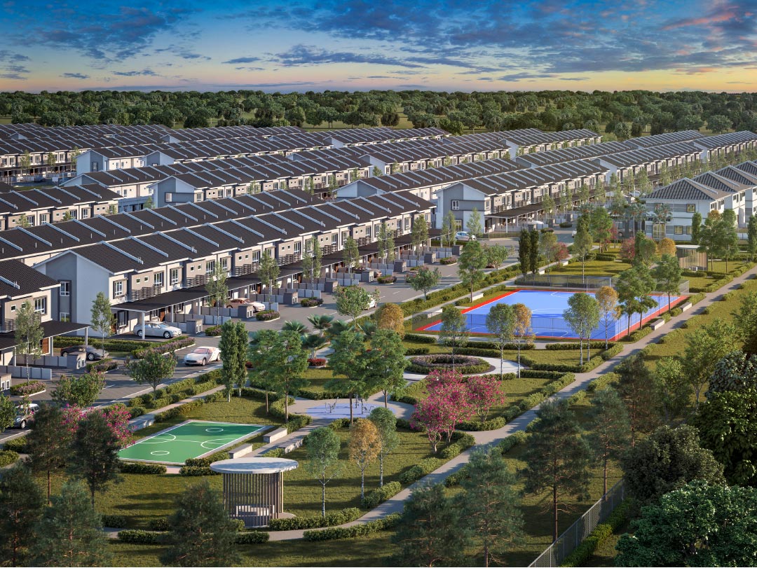Rentak Perdana Aerial View