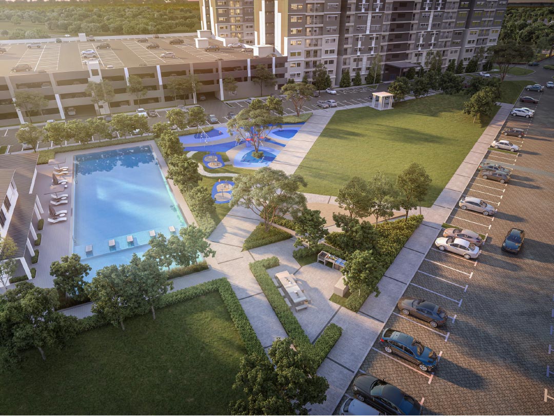 Melodi Perdana Facilities Aerial View