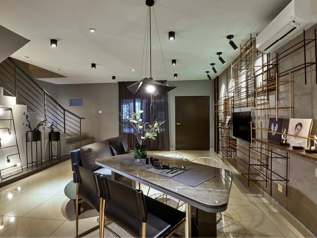 Dining Area Irama Perdana Double Storey Terrace House