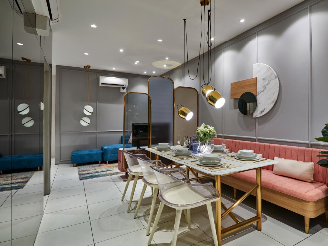 Living Area and Dining Area Simfoni Perdana Townhouse First Floor