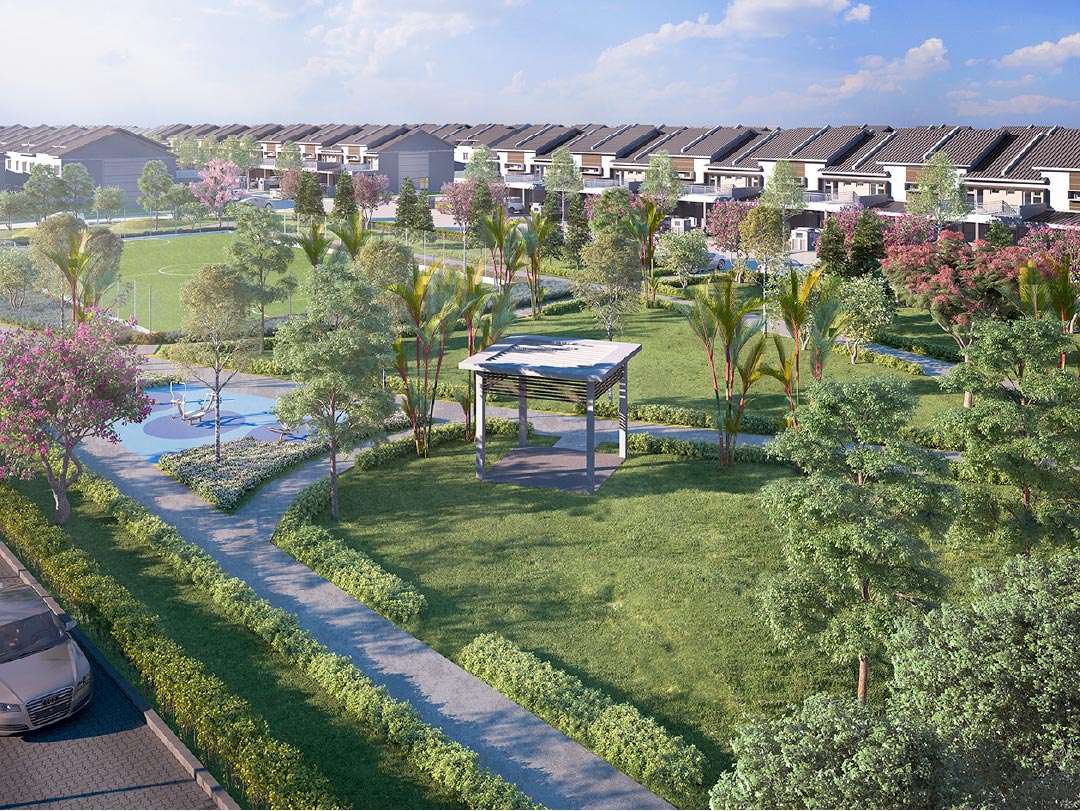 Trek Joging dan Gazebo Simfoni Perdana
